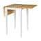 International Concepts Rectangle Small Dropleaf Table, White / Natural, 20.6 W, 36 L, 29 in H, Wood, White/Natural T02-2236D - alternate 10